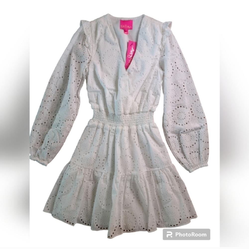 NWT Lilly Pulitzer Long Sleeve Dress, Size 2